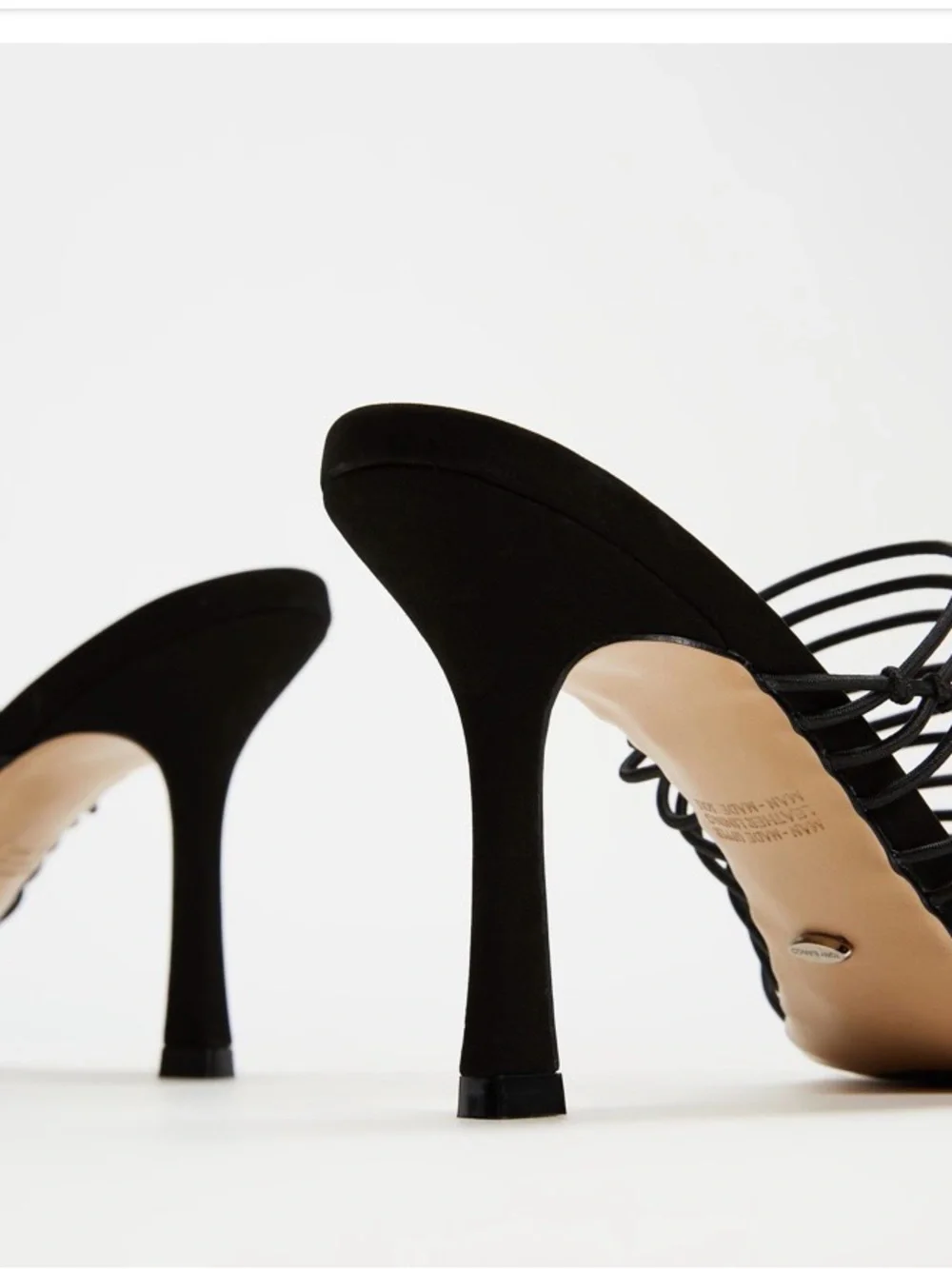 Tony Bianco Strappy Square Toe Lynx Mule sz 8 NEW